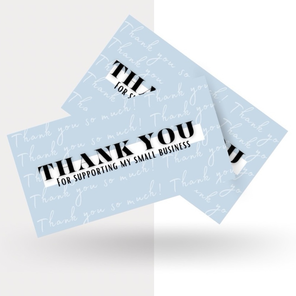 50 Thank‎ You Cards 🦋
